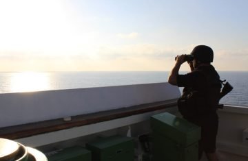 on watch for pirates